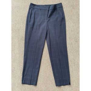 Chicos Fabulously Slimming Pants 0.5 Size 6 Ankle Navy Career Trousers
